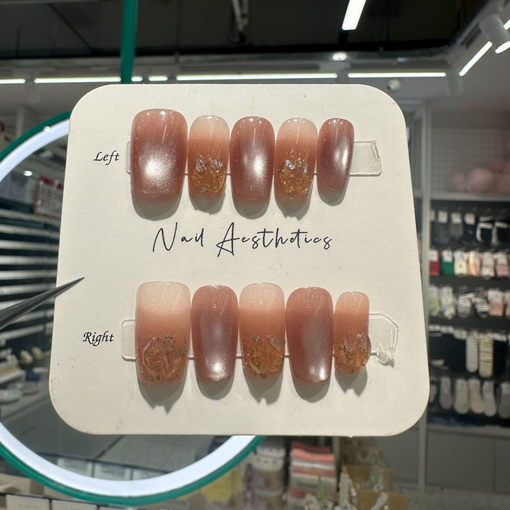 Aesthetic Press-On Nail Set Kalsten