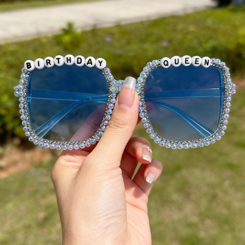 Statement Pearl-Embellished Sunglasses Kalsten