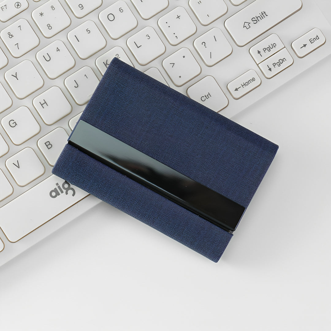 Stylish Fabric Business Card Case