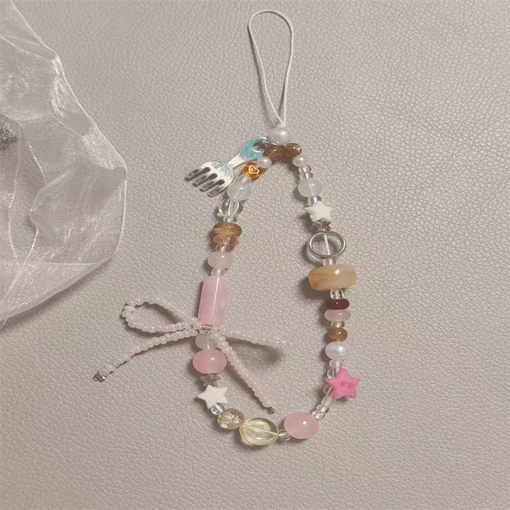 Artistic Beaded Charm Phone Strap Kalsten