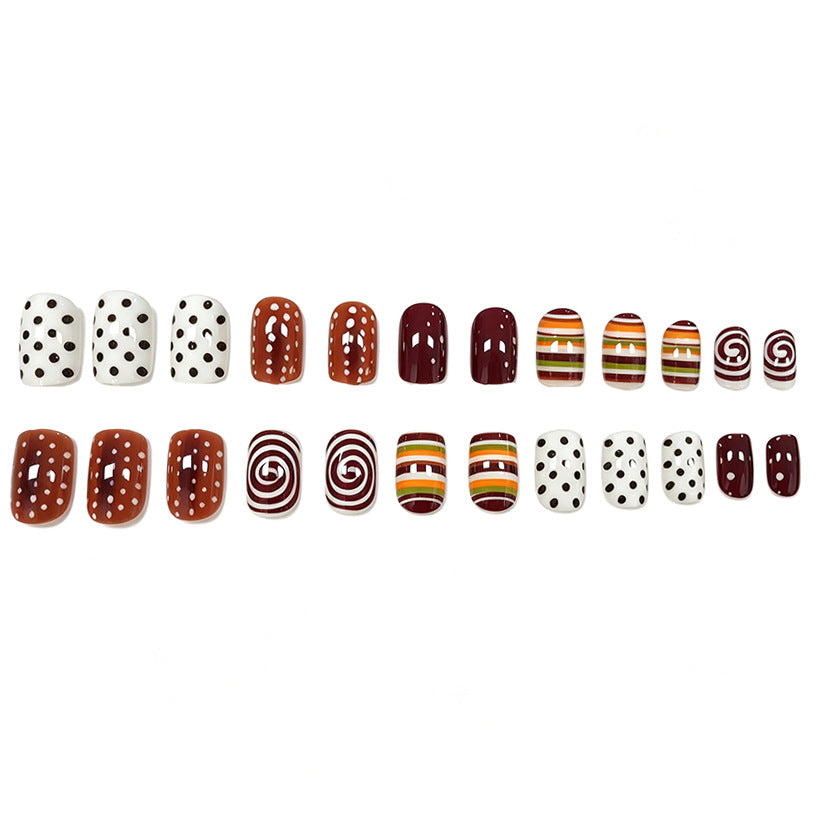 Artistic Patterned Nail Art Enhancements Kalsten