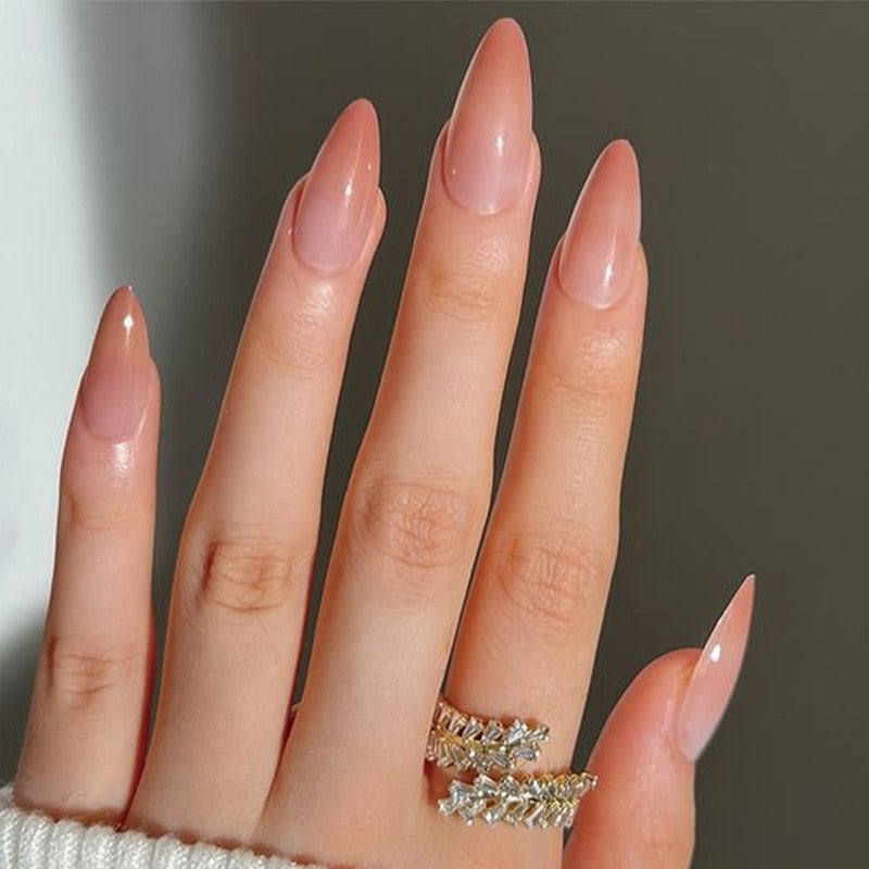 Natural Glossy Press-On Nail Tips Kalsten
