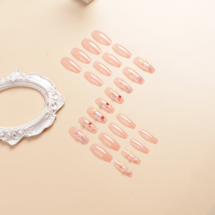 Floral Design Press-On Nail Set Kalsten