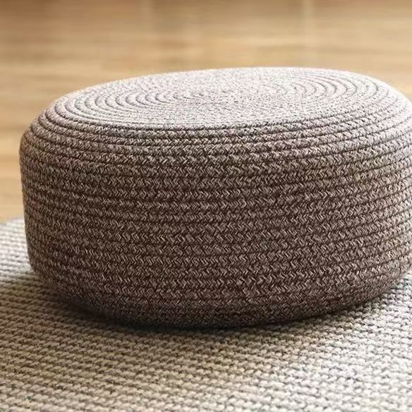 Handcrafted seat pouf Kalsten