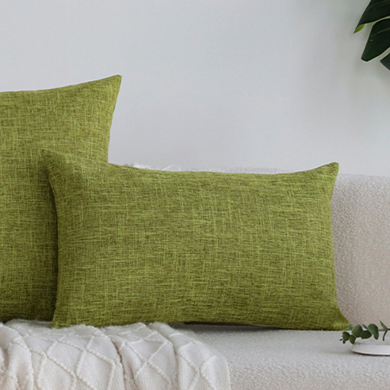 Rectangular sofa cushion cover in linen look Kalsten