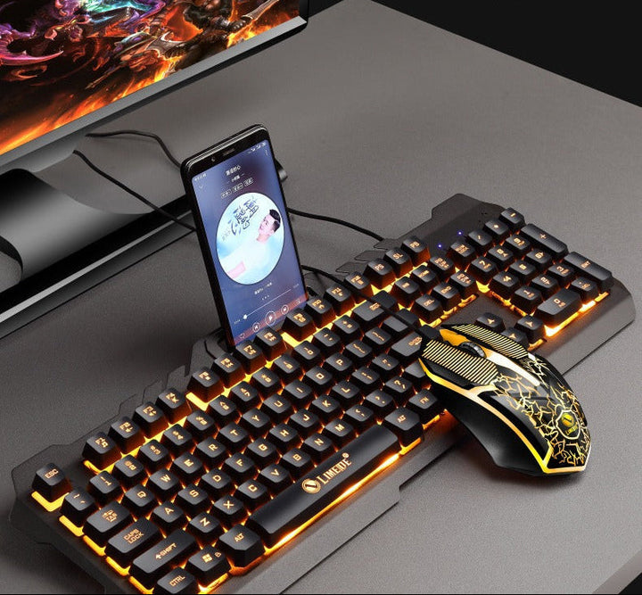 Mechanical Gaming Keyboard and High-Performance RGB Mouse Combo Kalsten