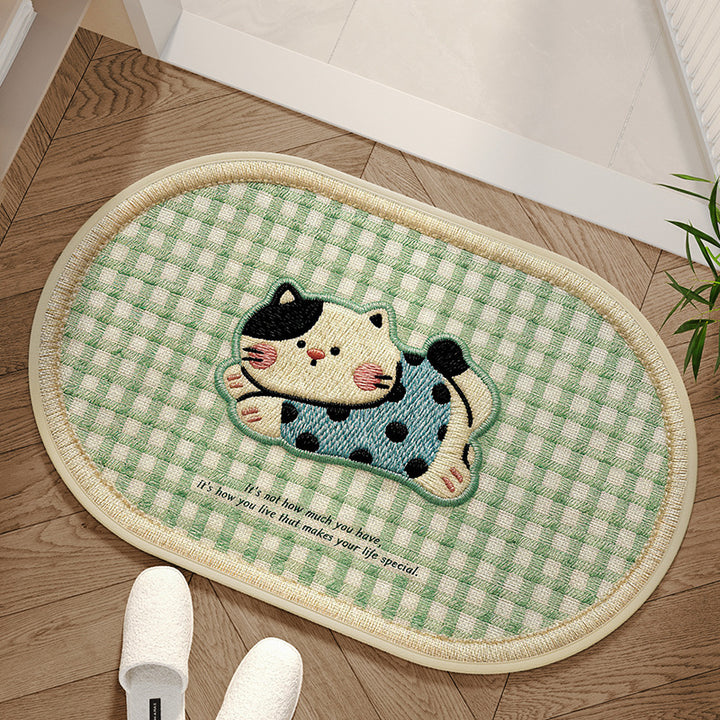 Cartoon Dog-Shaped Bath Mat