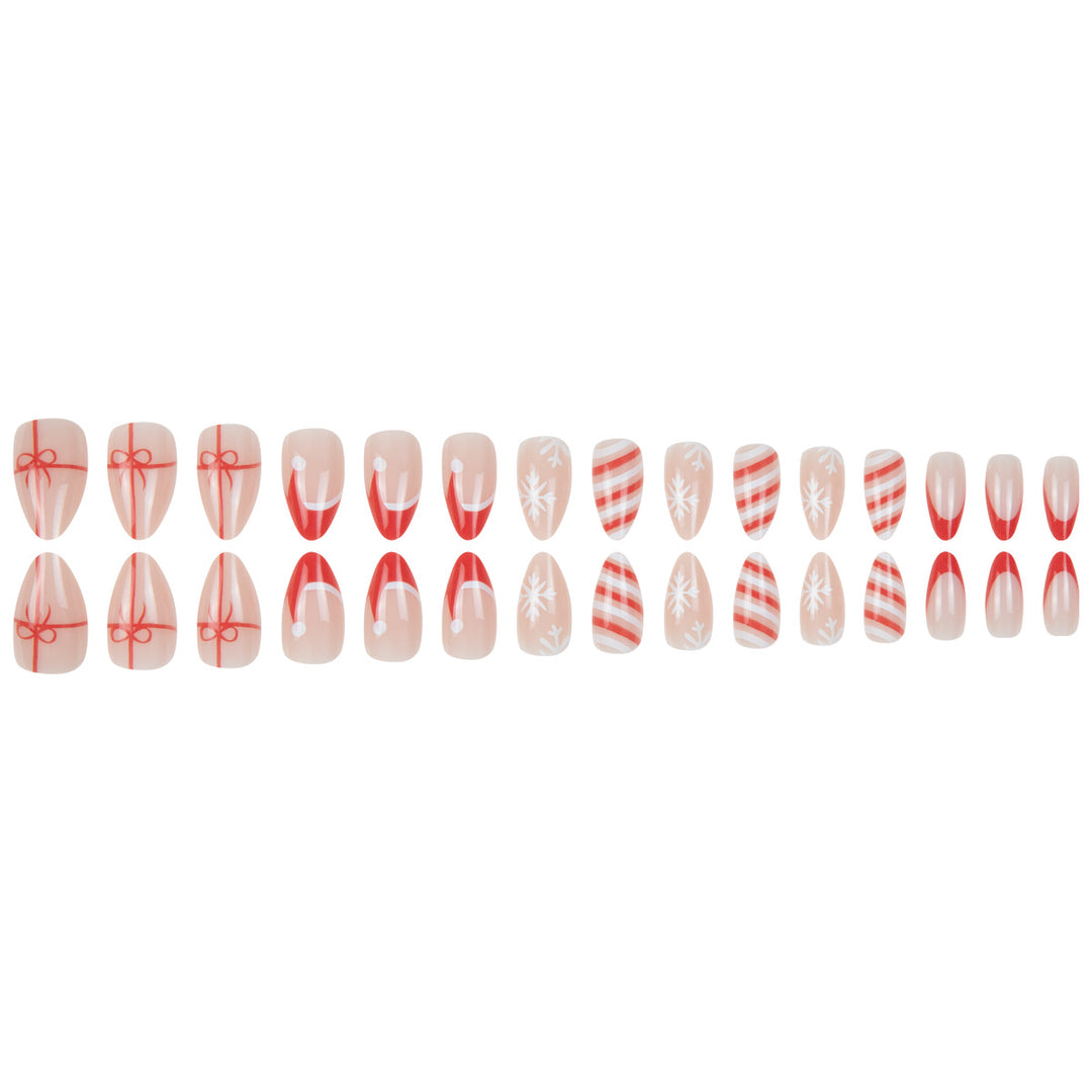 Festive Themed Stiletto Nail Art Set Kalsten