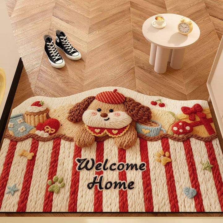 Decorative Cartoon Welcome Mat for Home