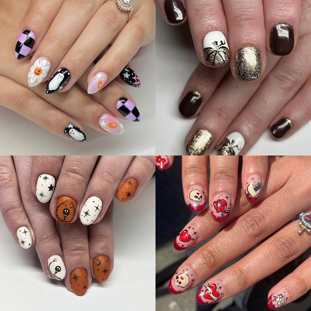 Themed Artistic Press-On Nail Set Kalsten