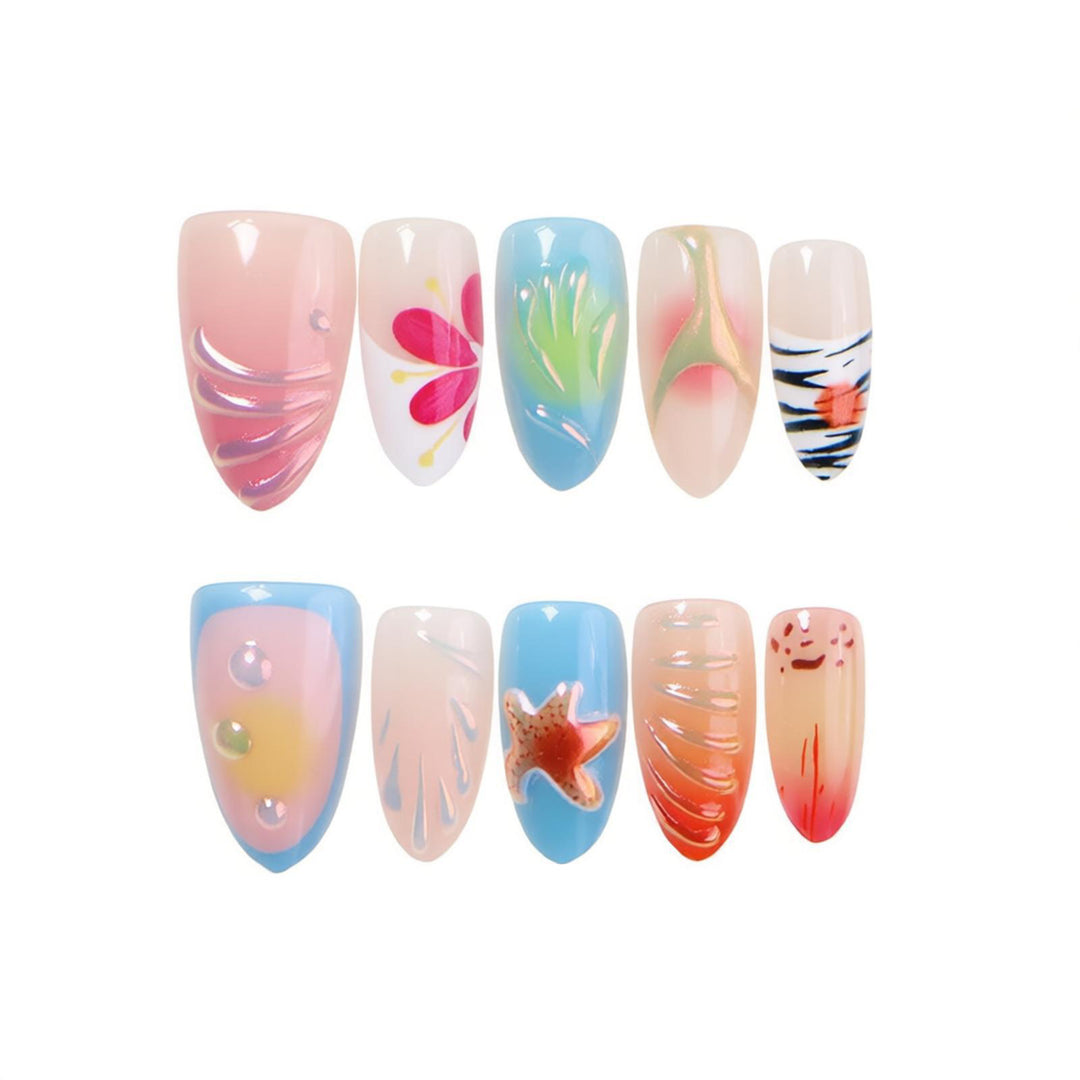 Thematic Press-On Nail Art Collection Kalsten