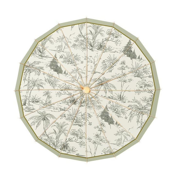Ladies Flower Pattern Folding Parasol Kalsten