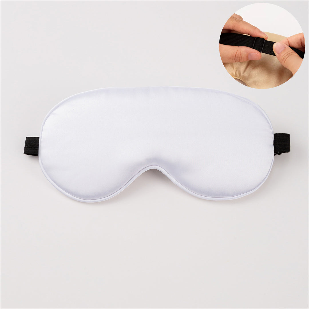 Unisex nan ergonomic sleep mask with adjustable elastic band and soft satin surface Kalsten
