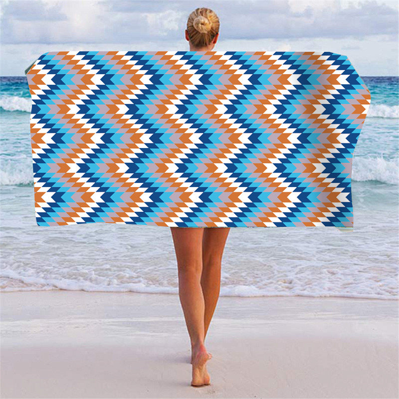 Beach towel with unique geometric pattern Kalsten