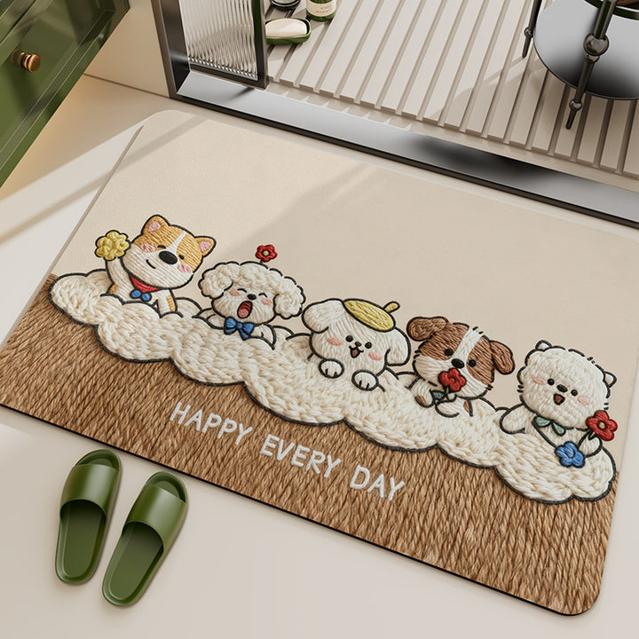 Cartoon-Themed Area Rug