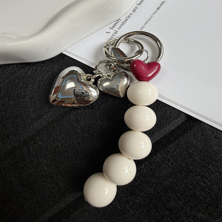 Decorative Heart-Themed Keychain Kalsten