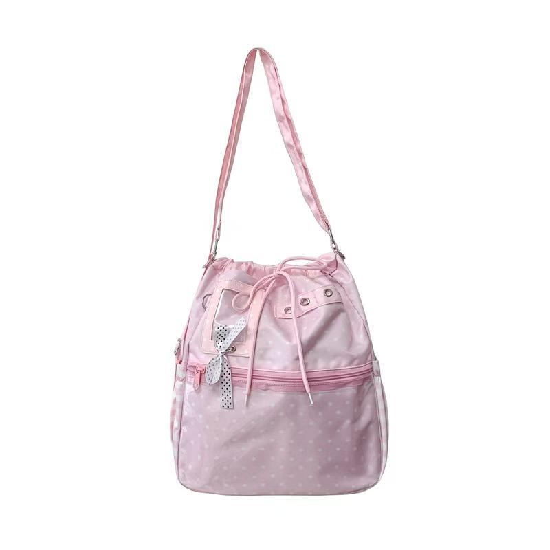 Shoulder bag with practical compartments and playful design Kalsten