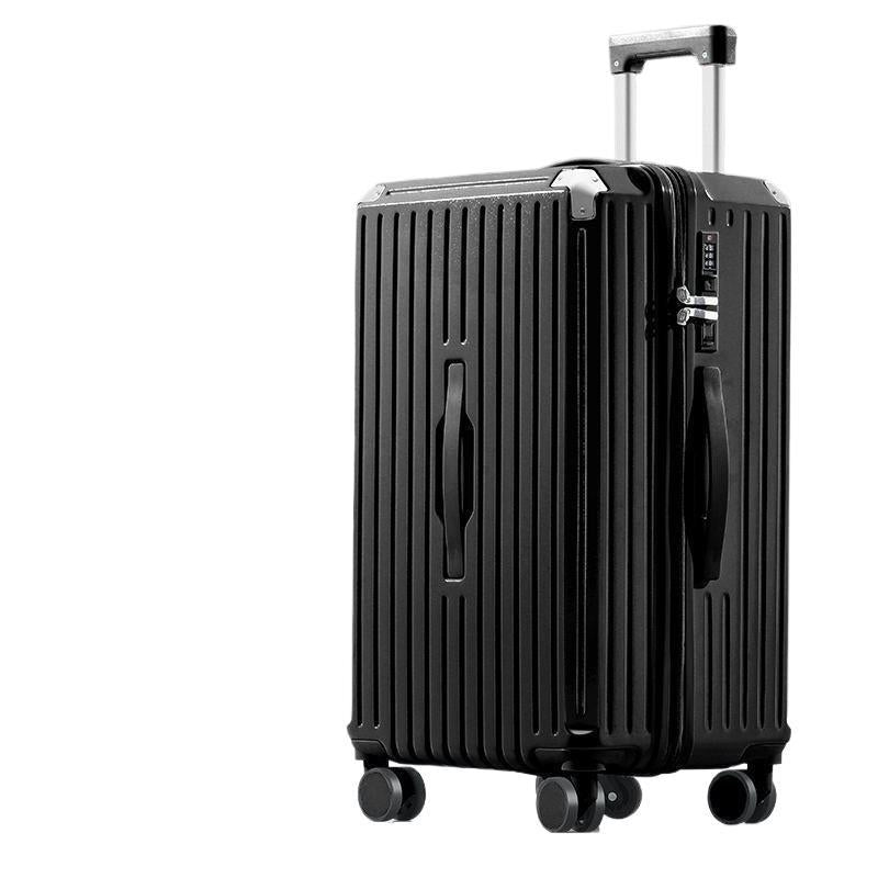 Hard-shell suitcase with ergonomic design and integrated USB port Kalsten