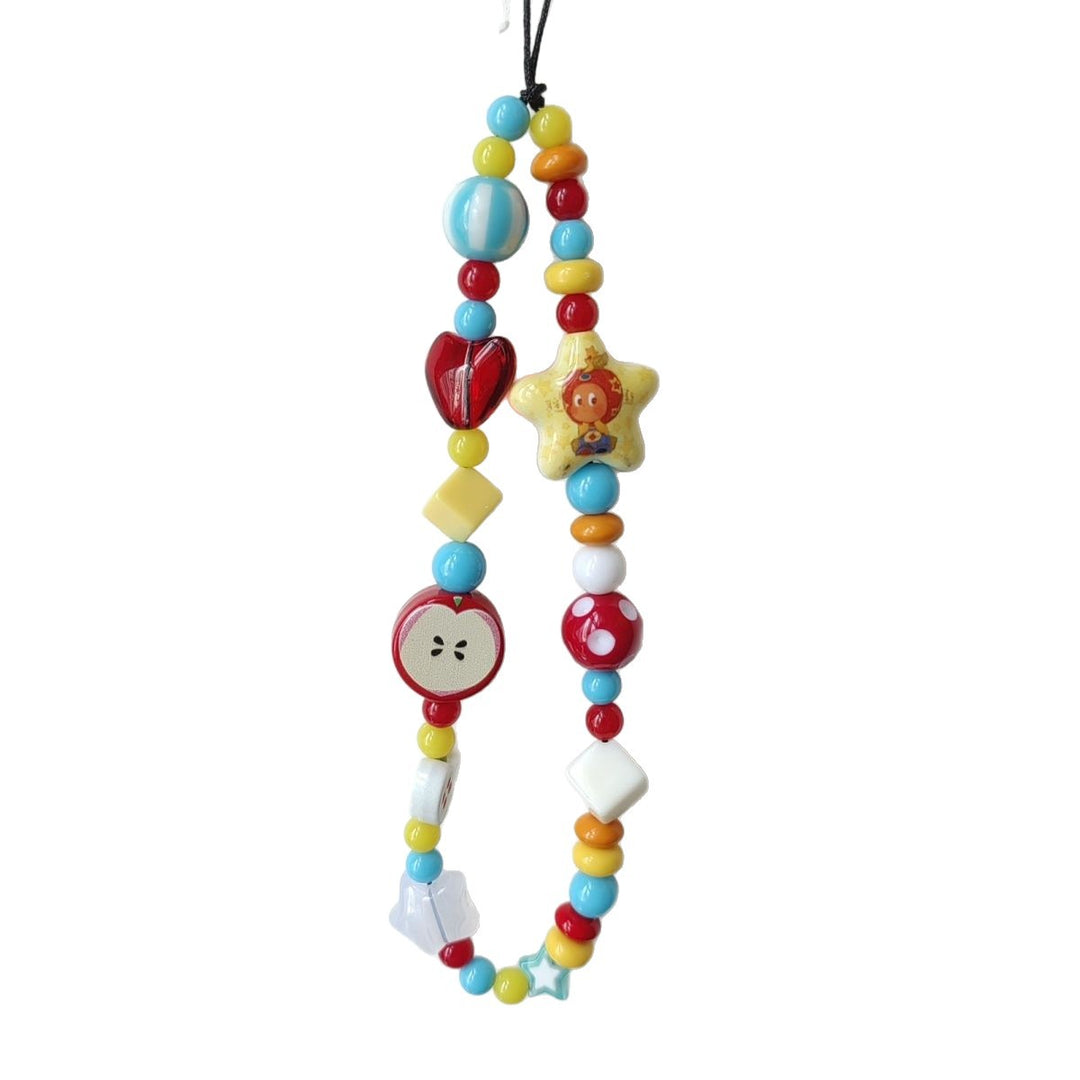 Funky Beaded Charm Lanyard Kalsten