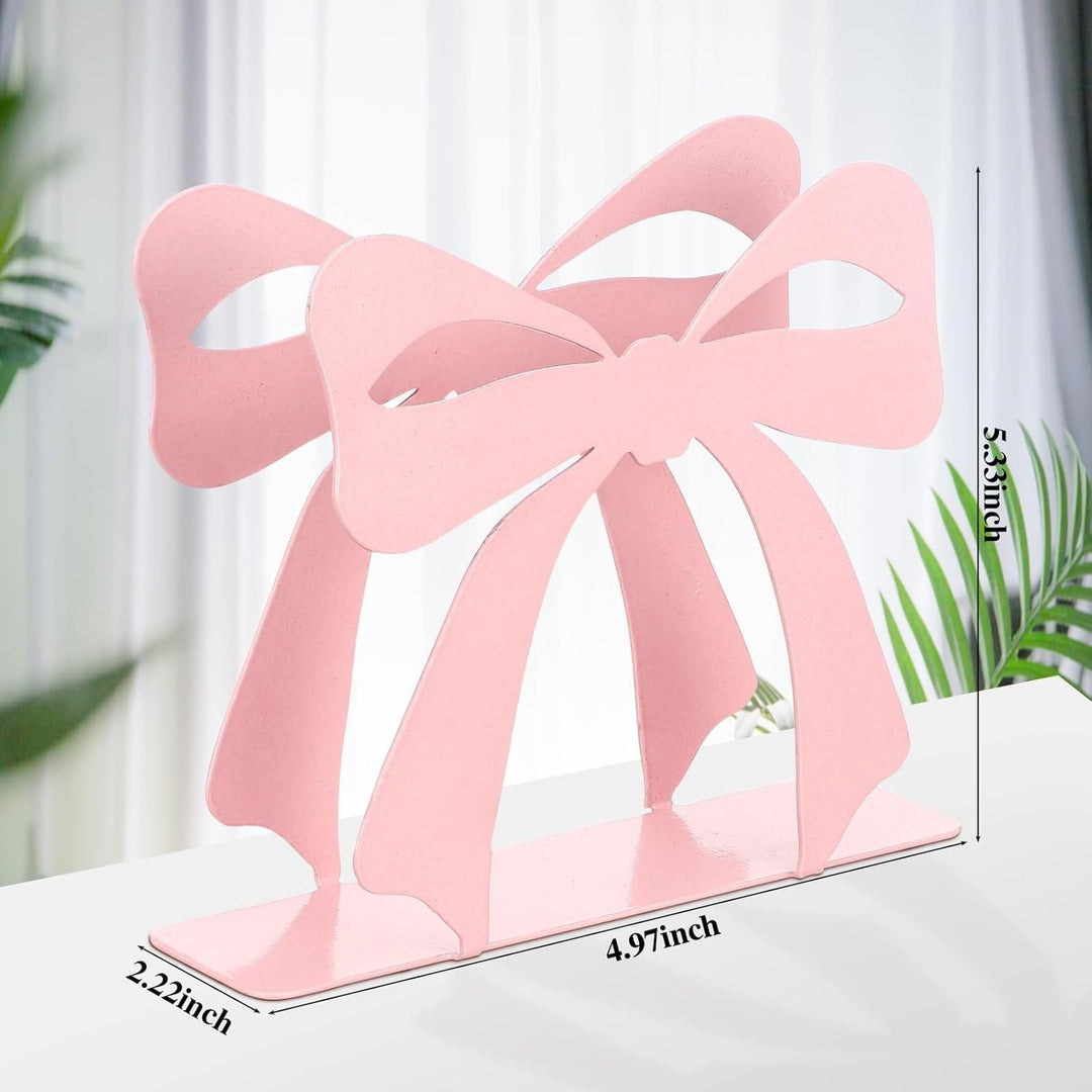 Decorative Bow-Shaped Bookend