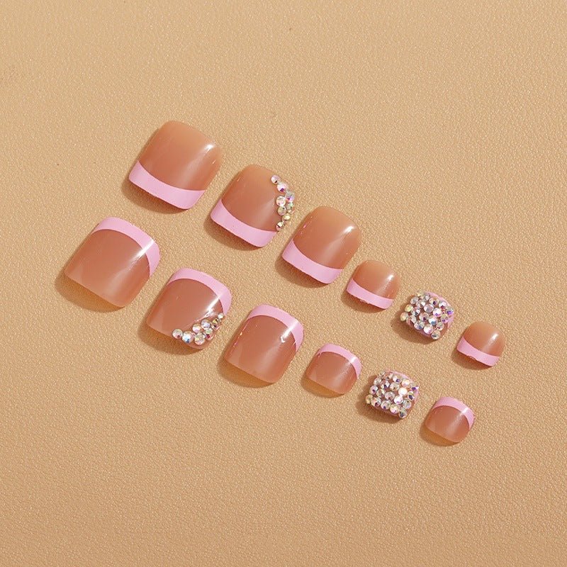 Nail art with glitter stones Kalsten