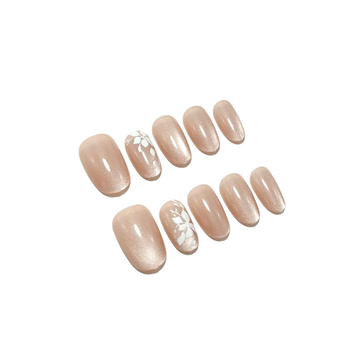 Exclusive Nail Art Set with Floral Accents Kalsten
