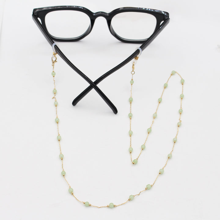 Elegant Beaded Eyewear Retainer Chain Kalsten