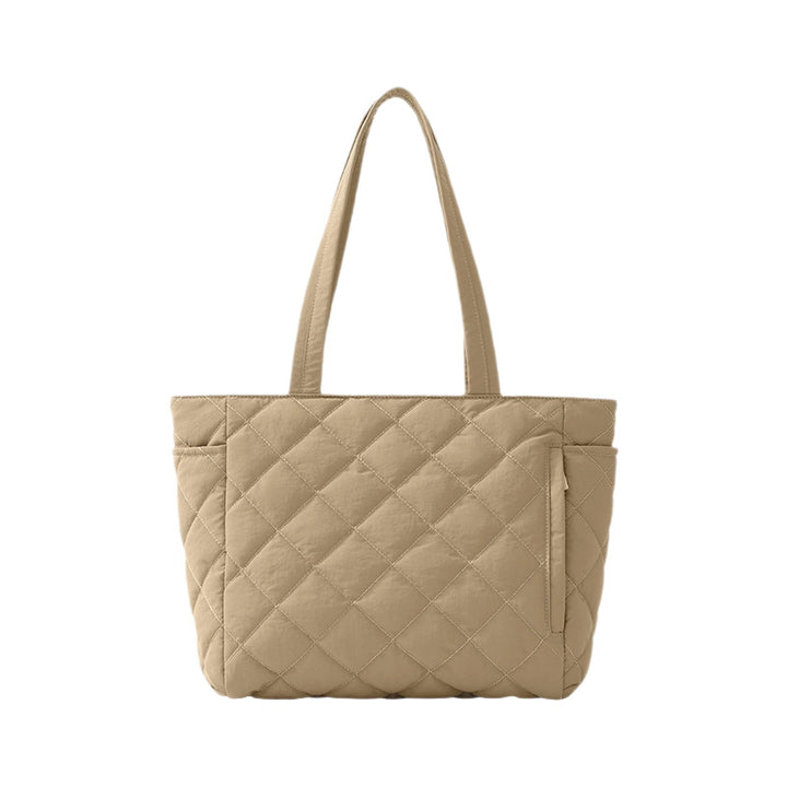 Quilted Multi-Compartment Tote Bag Kalsten
