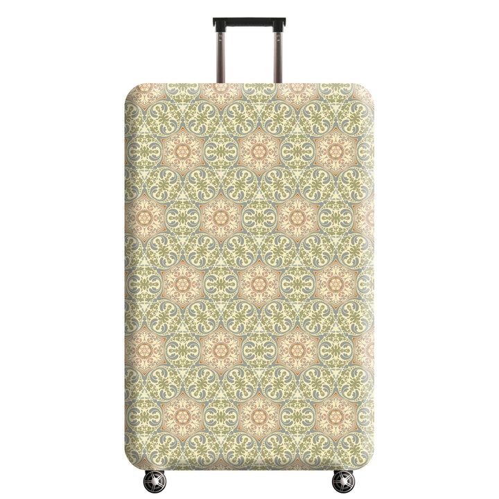 Women's Hard Shell Suitcase with Artistic Floral Pattern Kalsten