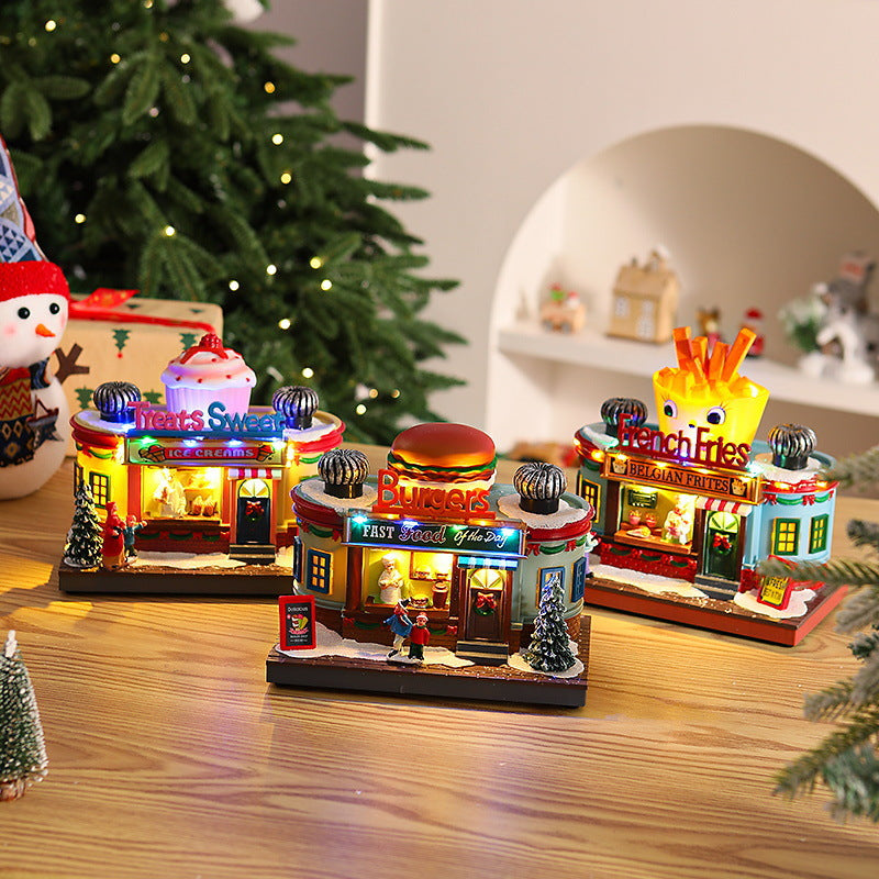 Nostalgic Ice Cream Parlor with LED Lighting Kalsten