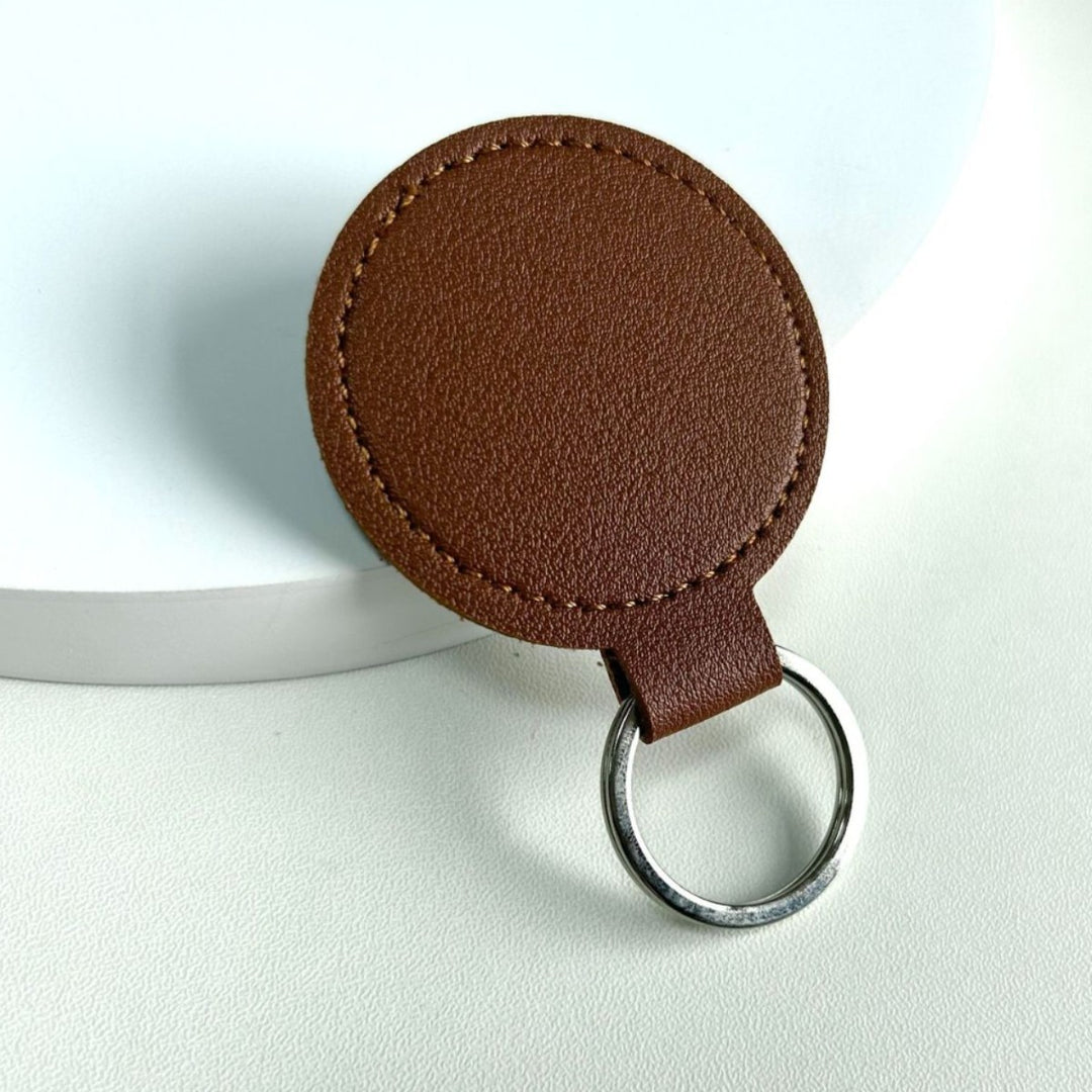 Round Leather Keyring Kalsten