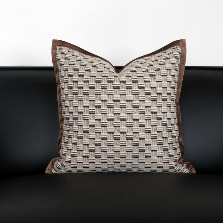 Textured Weave Accent Pillow for Living Room