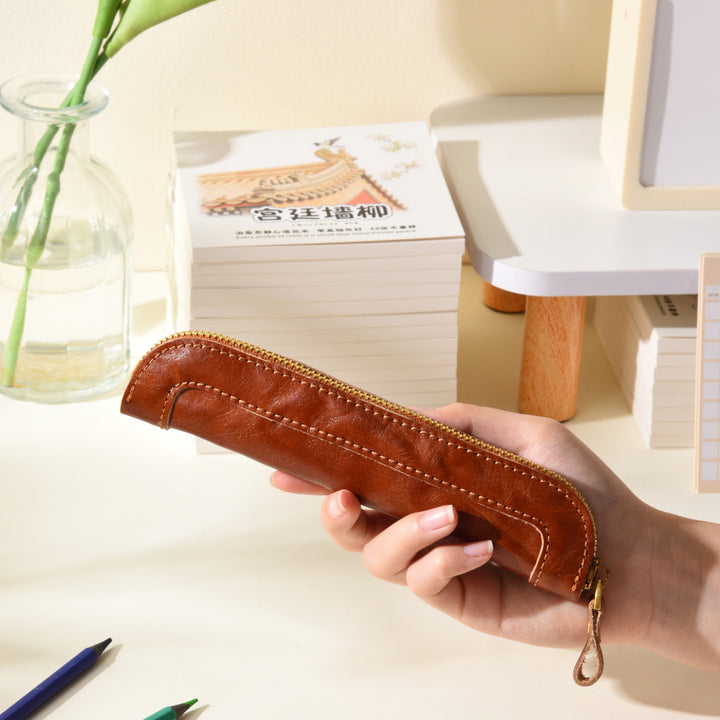 Premium Leather Pencil Case