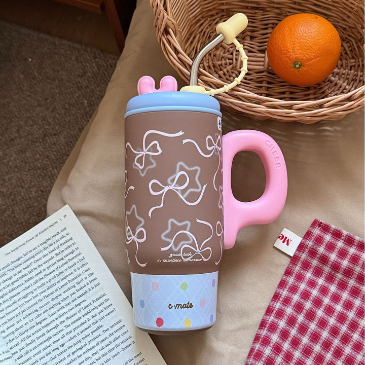 Women's drinking container with cheerful cat design Kalsten