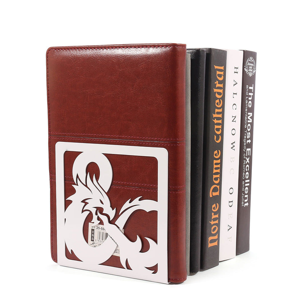 Decorative Metal Dragon Bookends