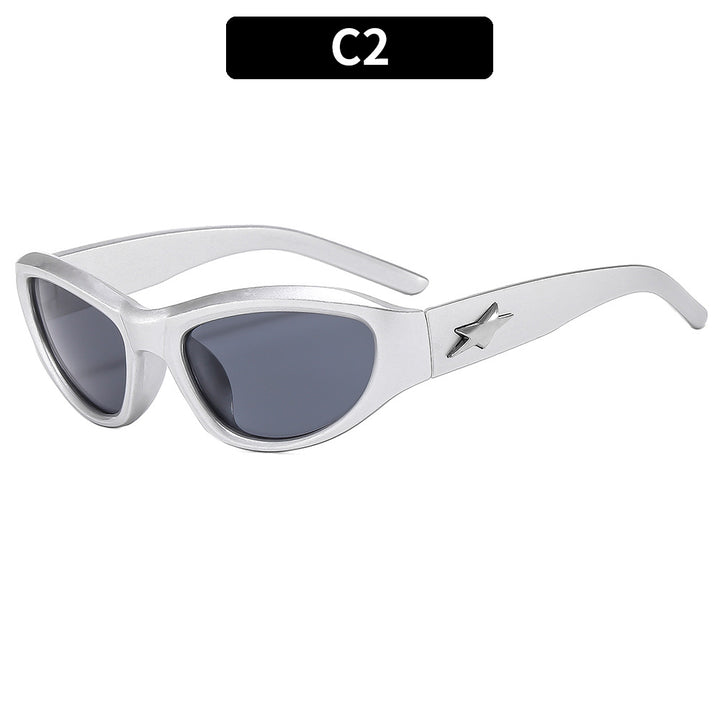 Stylish Angular Cat-Eye Sunglasses