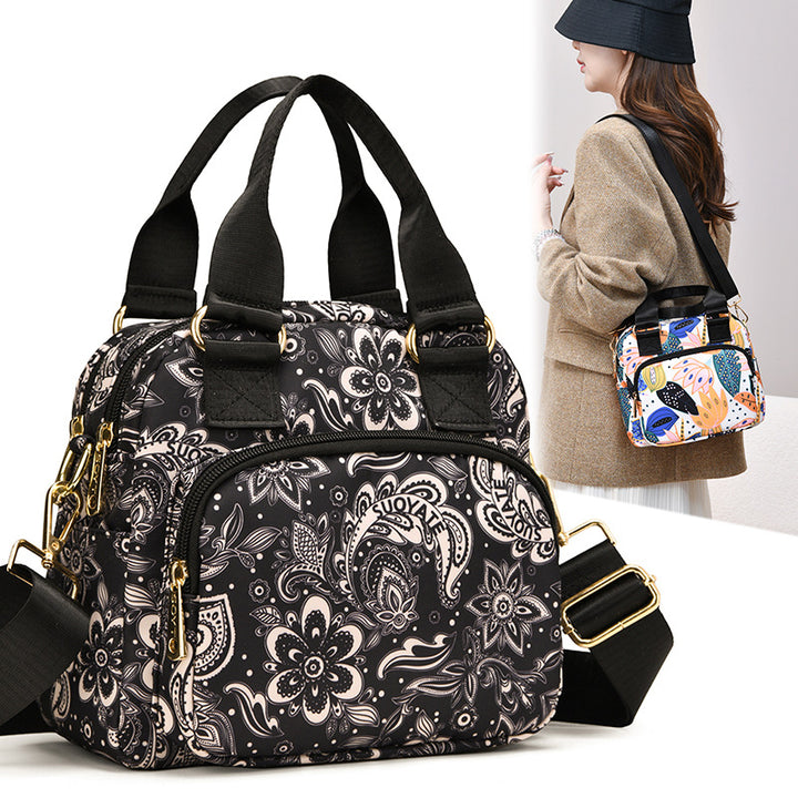 Stylish Floral Print Handbag Kalsten