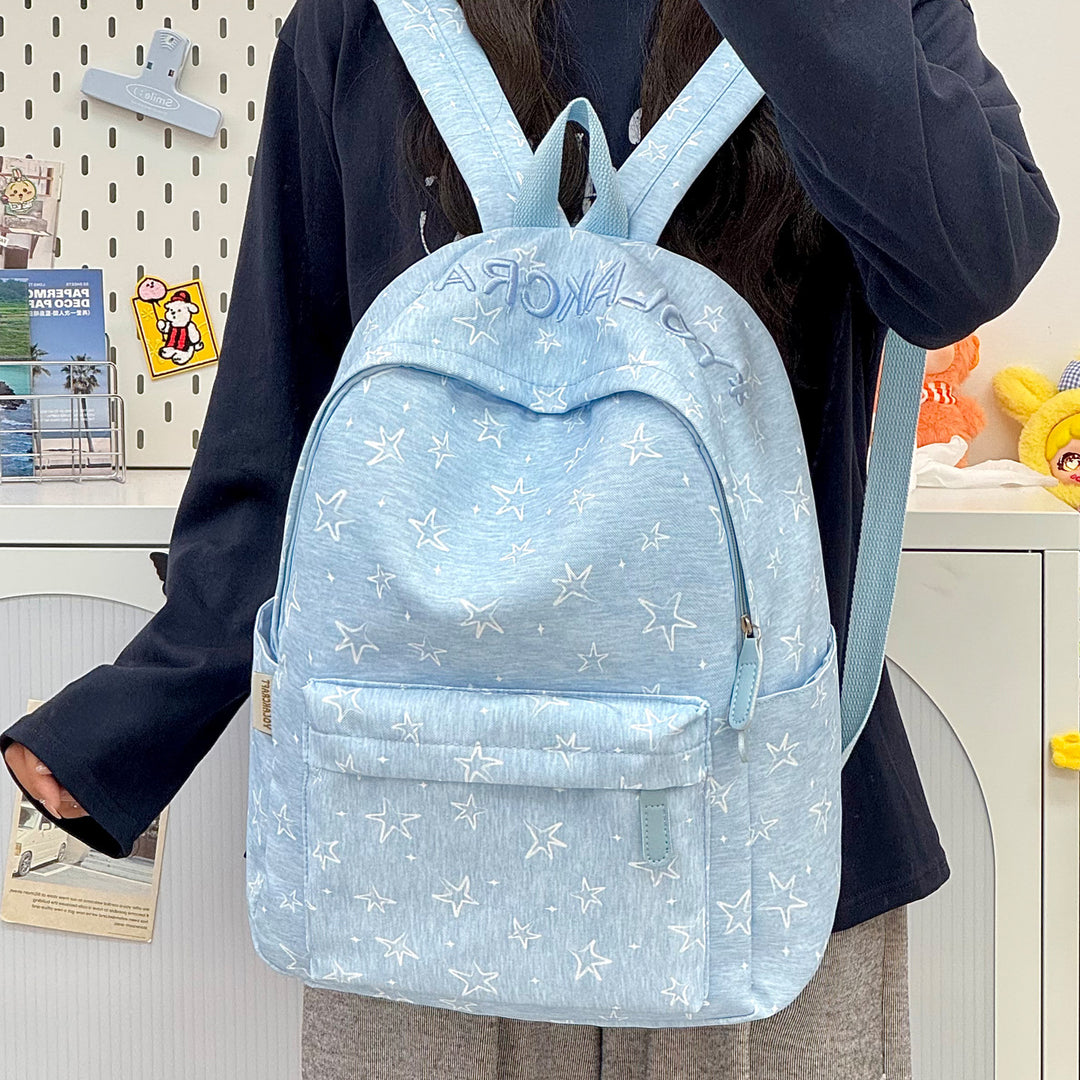 Casual All-Occasion Star-Print Backpack Kalsten