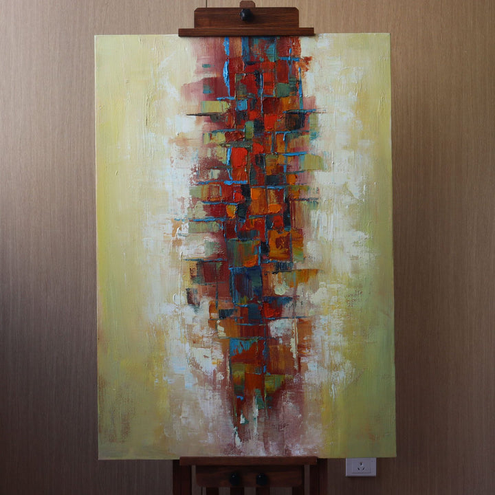 Modern Abstract Framed Canvas Art