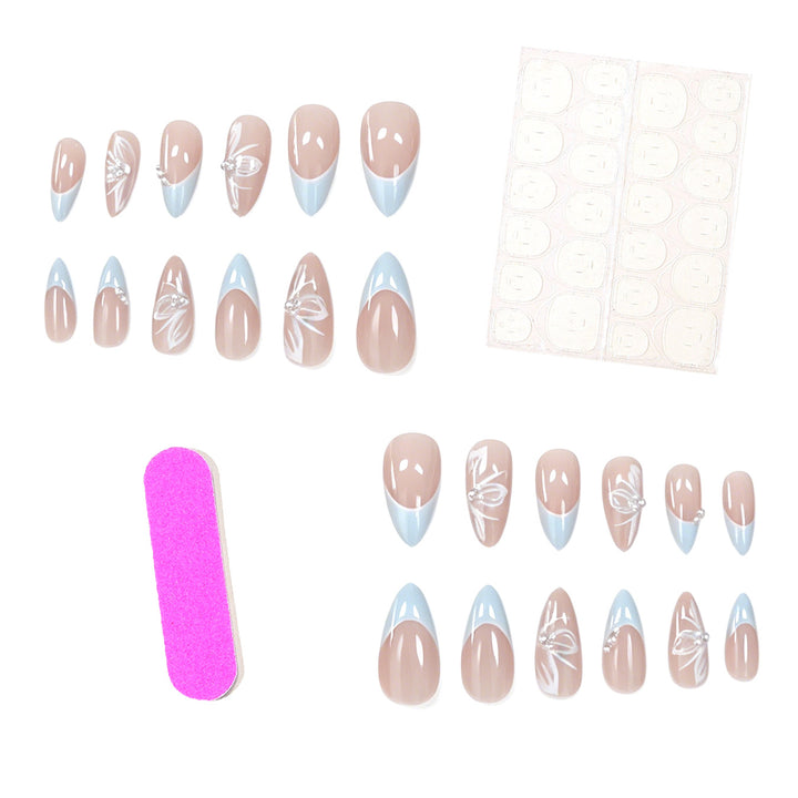 Elegant Floral Design Nail Art Kalsten