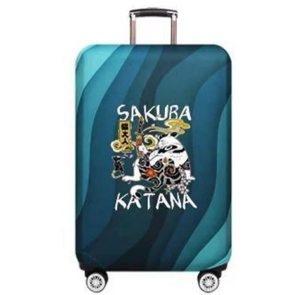 Unisex Hard Shell Luggage with Creative Bear Design Graphic Kalsten