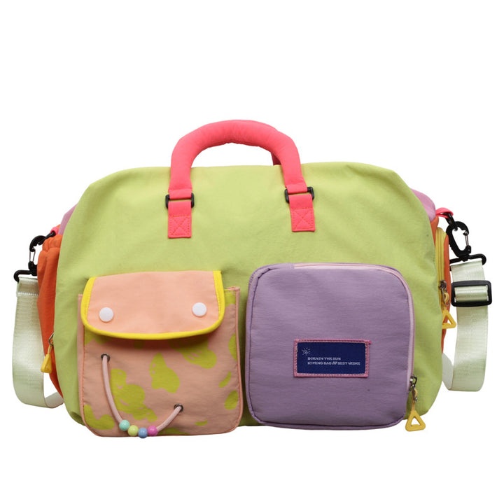 Colorful Multi-Pocket Travel Duffle Bag Kalsten