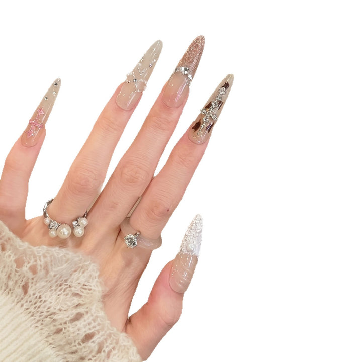 Glamorous Press-On Nail Art Kit with Innovative Design Elements Kalsten