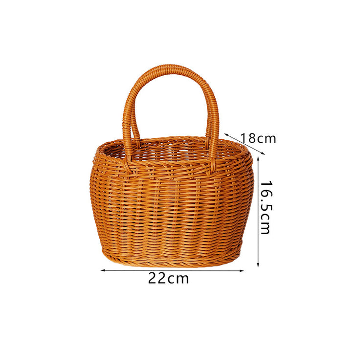 Stylish Handwoven Wicker Picnic Basket Kalsten