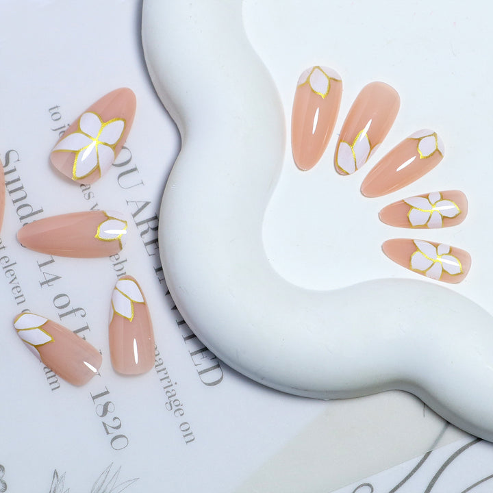 Floral Art Press-On Nail Set Kalsten
