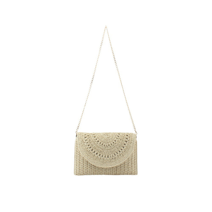 Fashionable crossbody bag made of handcrafted natural material with Kalsten
