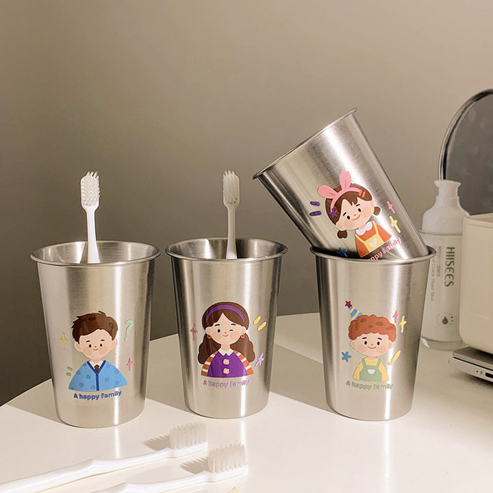 Stainless Steel Toothbrush Holder with Creative Children's Design Kalsten