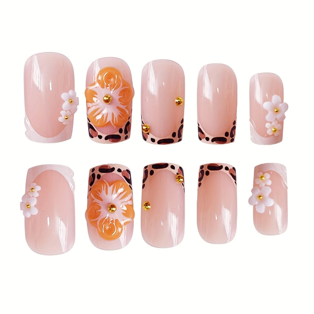 Artistic Floral Nail Design Kalsten