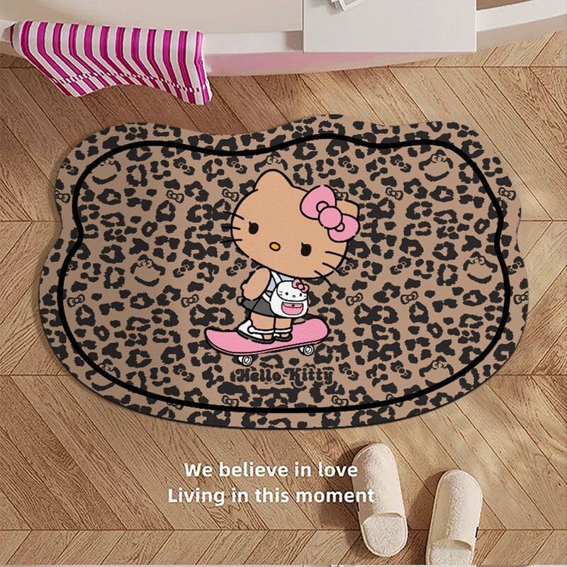Hello Kitty Themed Plush Bath Mat
