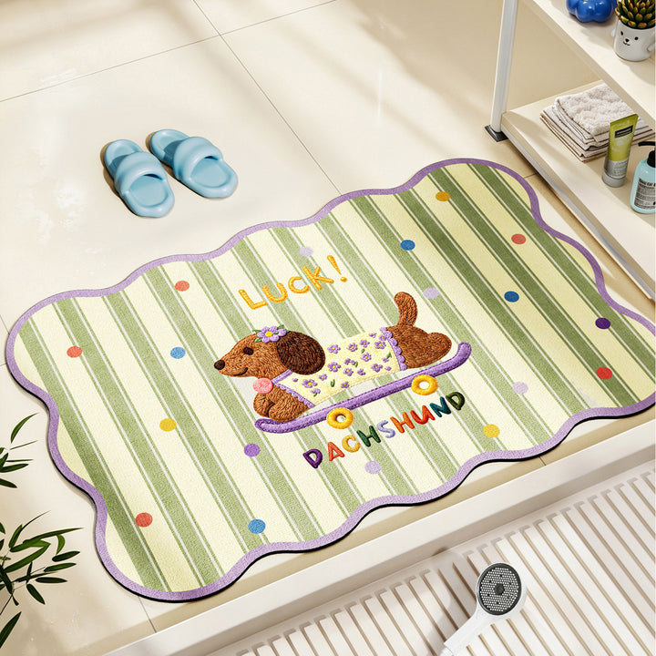 Nautical-Themed Memory Foam Bath Mat